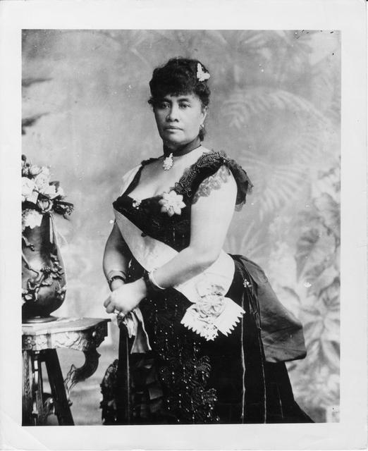 Queen Liliʻuokalani, born Lydia Liliʻu Loloku Walania Wewehi Kamakaʻeha, Sept. 2, 1838. She was the last reigning monarch of the kingdom of Hawaiʻi, ruling from 1891-1893, when foreign interests staged a coup resulting in her abdication. She died on November 11, 1917.